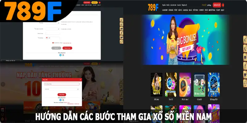 Hướng dẫn các bước tham gia xổ số miền Nam tại nền tảng