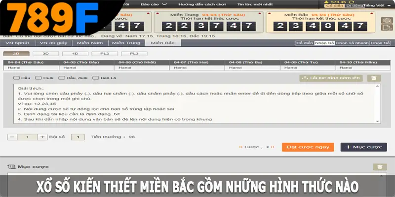 Xổ số kiến thiết miền Bắc gồm những hình thức nào?